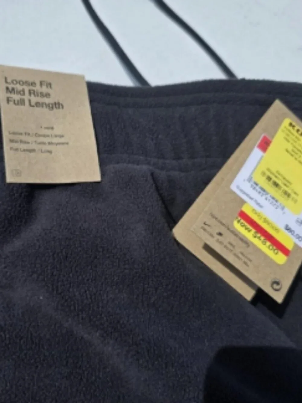NWT Womens Nike Fleece Loose Fit Mid Rise Full Length Pant Sz Lg MSRP $80